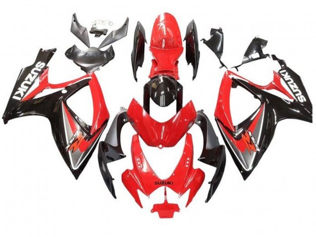 2006-2007 Suzuki GSXR 600 / GSXR 750 Motorcycle Fairings - Red Grey Glossy Black Canada Websites