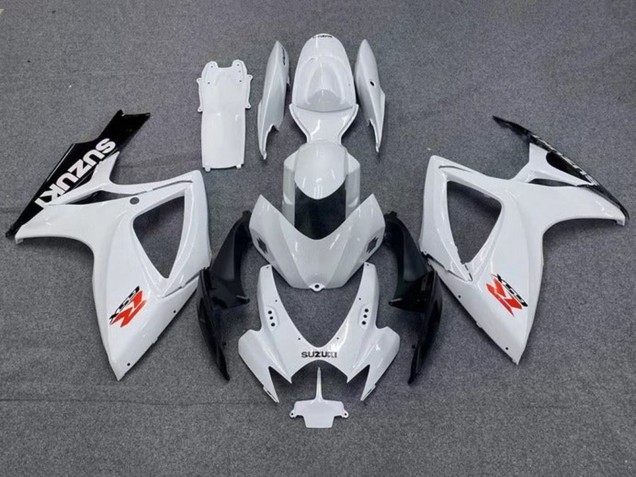 2006-2007 Suzuki GSXR 600 / GSXR 750 Motorcycle Fairings - White Black Red Canada Websites