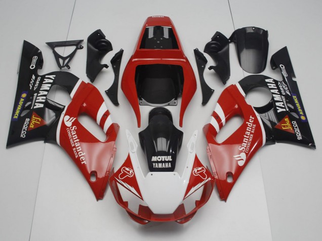 1998-2002 Yamaha YZF R6 Motorcycle Fairings - Red White Black Motul Santander Canada Websites
