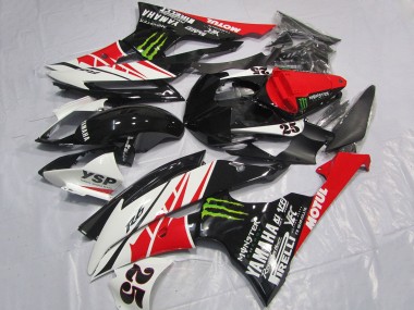 2008-2016 Yamaha YZF R6 Motorcycle Fairings - White Red Glossy Black Green Monster 25 Canada Websites