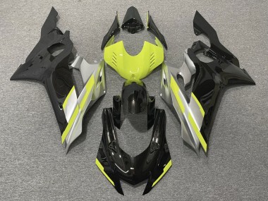 2017-2023 Yamaha YZF R6 Motorcycle Fairings - Grey Neon Yellow Glossy Black Canada Websites