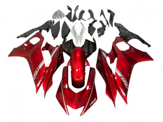 2017-2023 Yamaha YZF R6 Motorcycle Fairing - Red Canada Websites