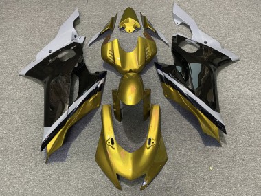 2017-2023 Yamaha YZF R6 Motorcycle Fairings - Grey Gold Glossy Black Canada Websites