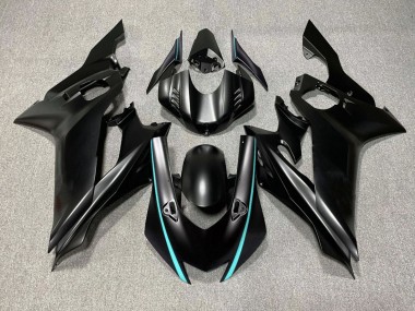 2017-2023 Yamaha YZF R6 Motorcycle Fairings - Matte Black Turquoise Blue Canada Websites