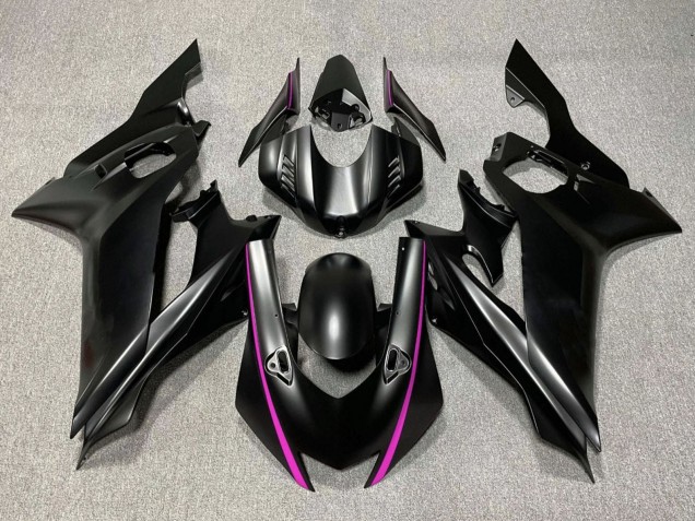 2017-2023 Yamaha YZF R6 Motorcycle Fairings - Matte Black Pink Canada Websites