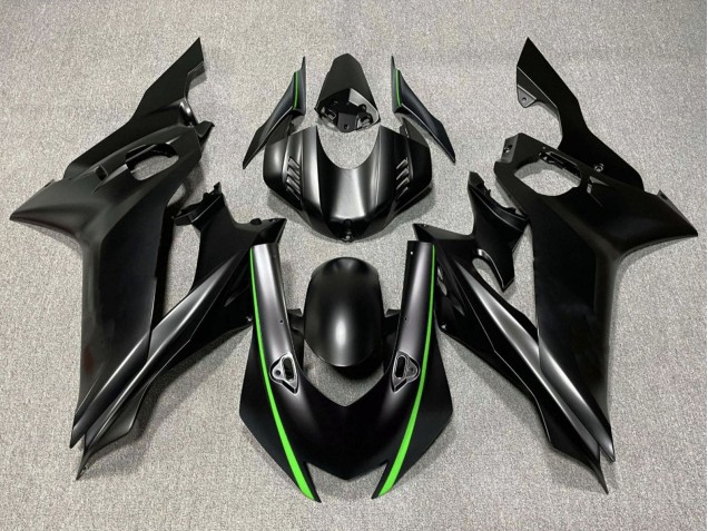 2017-2023 Yamaha YZF R6 Motorcycle Fairings - Matte Black Green Canada Websites