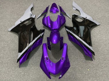 2017-2023 Yamaha YZF R6 Motorcycle Fairings - Grey Purple Glossy Black Canada Websites