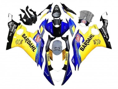 2017-2023 Yamaha YZF R6 Motorcycle Fairings - Yellow Blue Black Bardahl Canada Websites