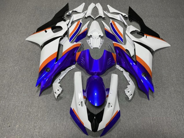 2017-2023 Yamaha YZF R6 Motorcycle Fairings - White Blue Orange Canada Websites