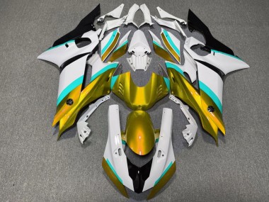 2017-2023 Yamaha YZF R6 Motorcycle Fairings - White Blue Gold Black Canada Websites