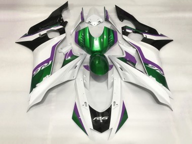 2017-2023 Yamaha YZF R6 Motorcycle Fairings - White Green Purple Black Canada Websites