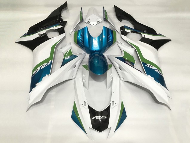 2017-2023 Yamaha YZF R6 Motorcycle Fairings - White Blue Green Black Canada Websites