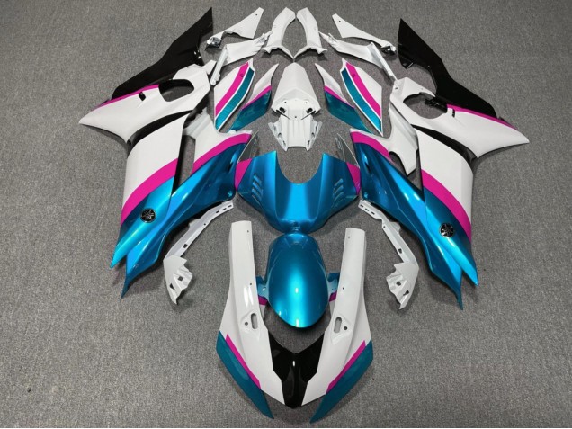 2017-2023 Yamaha YZF R6 Motorcycle Fairings - White Pink Blue Black Canada Websites