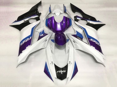 2017-2023 Yamaha YZF R6 Motorcycle Fairing - White Blue Purple Black Canada Websites