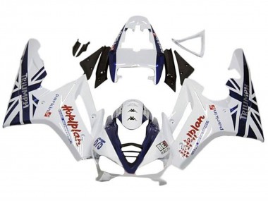 2009-2012 Triumph Daytona 675 Triple Motorcycle Fairings - White Dark Blue Canada Websites