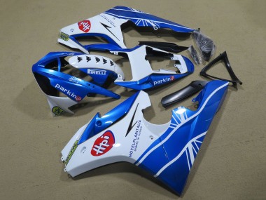 2009-2012 Triumph Daytona 675 Triple Motorcycle Fairings - White Blue Hpi Canada Websites