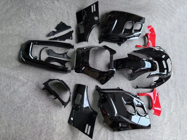 1987-1988 Honda CBR1000F Hurricane Motorcycle Fairings - Glossy Black Red Canada Websites