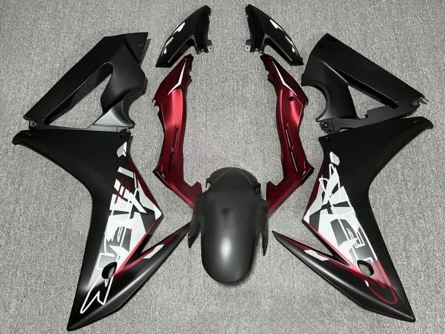 2014-2016 Honda CBR650F Motorcycle Fairings - Matte Black Red Canada Websites