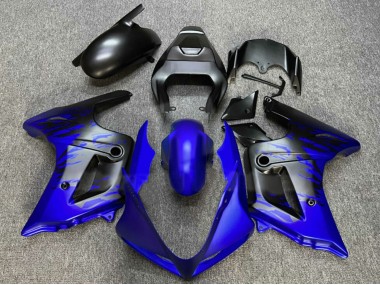 2003-2013 Suzuki SV650 Motorcycle Fairings - Blue Matte Black Splash Canada Websites
