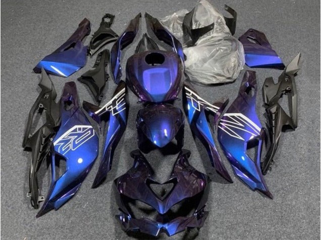 2019-2025 Kawasaki ZX4R ZX-4RR Motorcycle Fairings - Purple Blue Gradient Canada Websites