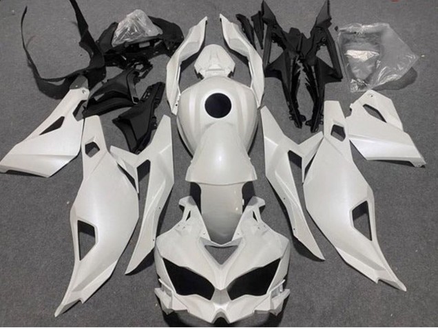2019-2025 Kawasaki ZX4R ZX-4RR Motorcycle Fairings - Pearl White Canada Websites