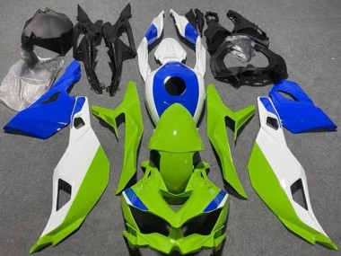 2019-2025 Kawasaki ZX4R ZX-4RR Motorcycle Fairings - White Blue Green Canada Websites