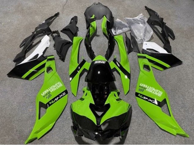 2019-2025 Kawasaki ZX4R ZX-4RR Motorcycle Fairings - Green Black White Canada Websites