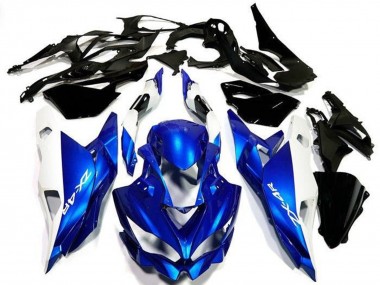 2019-2025 Kawasaki ZX4R ZX-4RR Motorcycle Fairings - White Blue Canada Websites