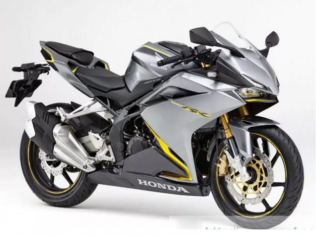 2017-2022 Honda CBR250RR Motorcycle Fairings - Silver Yellow Matte Black Canada Websites