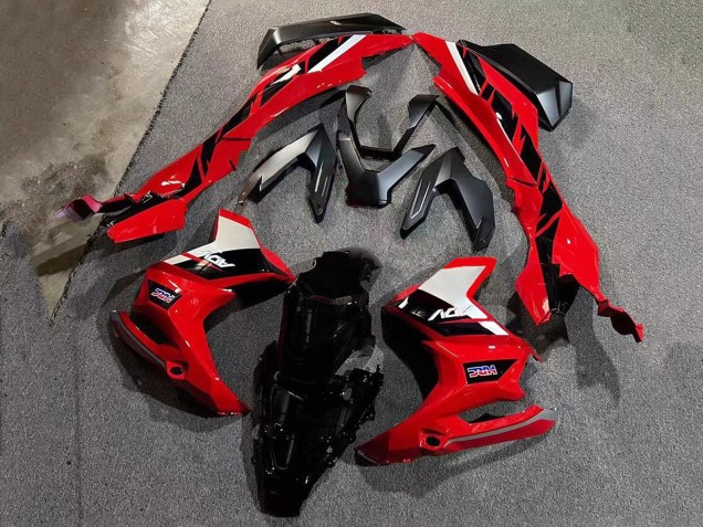 2022-2024 Honda ADV160 Motorcycle Fairings - Red White Glossy Black HRC Canada Websites