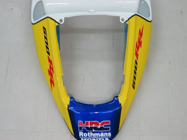 2005-2006 Honda CBR600RR Motorcycle Fairings - Blue White Yellow Rothmans Canada Websites