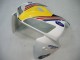 2005-2006 Honda CBR600RR Motorcycle Fairings - Blue White Yellow Rothmans Canada Websites