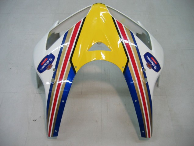 2005-2006 Honda CBR600RR Motorcycle Fairings - Blue White Yellow Rothmans Canada Websites