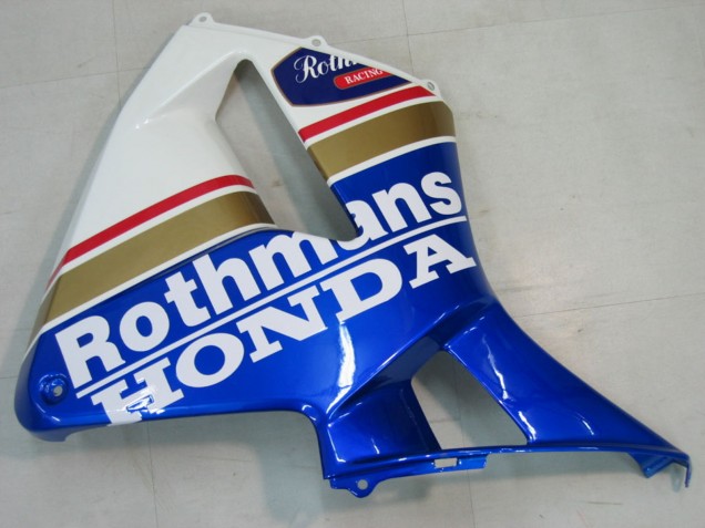 2005-2006 Honda CBR600RR Motorcycle Fairings - Blue White Yellow Rothmans Canada Websites