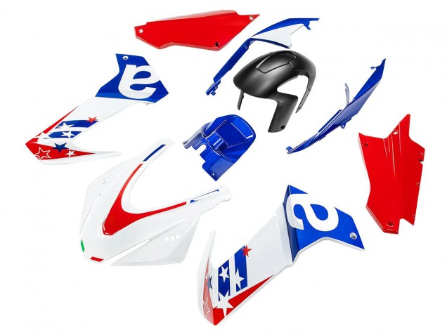 2020-2024 Aprilia RS660 Motorcycle Fairing - White Blue Red Canada Websites
