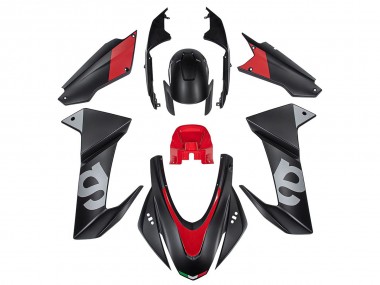 2020-2024 Aprilia RS660 Motorcycle Fairings - Black Red Canada Websites