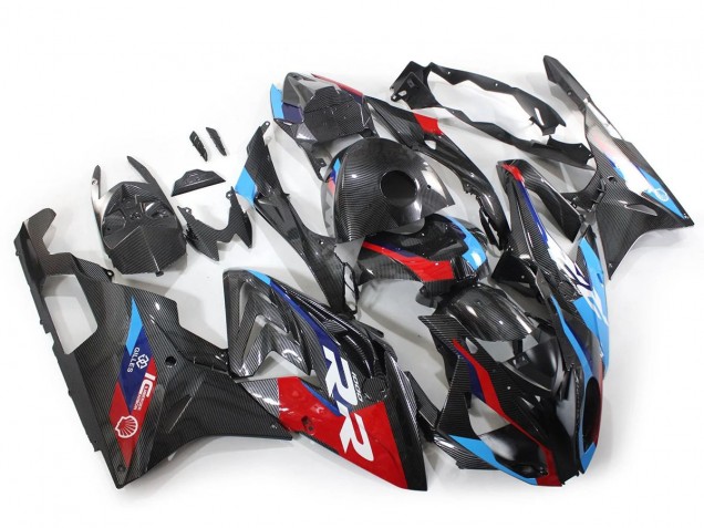 2015-2016 BMW S1000RR Motorcycle Fairings - Blue Red Carbon Fiber Canada Websites
