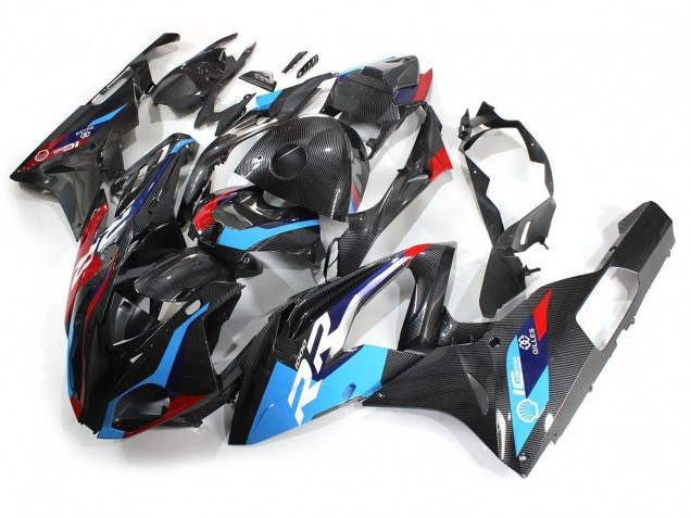 2015-2016 BMW S1000RR Motorcycle Fairings - Blue Red Carbon Fiber Canada Websites
