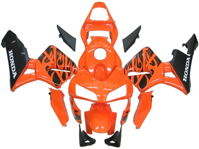 2003-2004 Honda CBR600RR Abs Fairings - Orange White Red Glossy Black Repsol Canada Websites