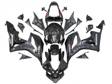 2007-2008 Honda CBR600RR Motorcycle Fairings - Grey Glossy Black with Decals Canada Websites