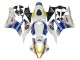 2007-2008 Honda CBR600RR Motorcycle Fairings - White Blue Yellow Rothmans Canada Websites