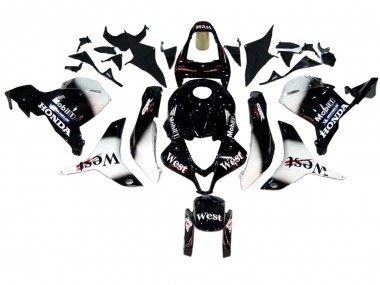 2009-2012 Honda CBR600RR Motorcycle Fairings - Glossy Black White West Canada Websites