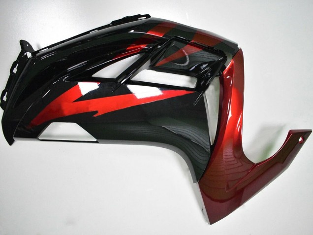 2012-2016 Kawasaki EX650 Motorcycle Fairings - Red Glossy Black Canada Websites
