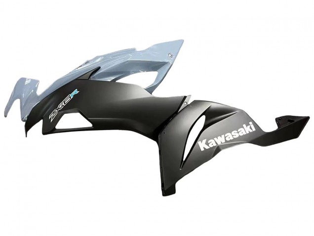 2019-2022 Kawasaki ZX6R Motorcycle Fairings - Grey Matte Black Canada Websites