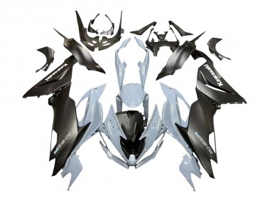 2019-2022 Kawasaki ZX6R Motorcycle Fairings - Grey Matte Black Canada Websites