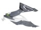 2019-2022 Kawasaki ZX6R Motorcycle Fairings - White Grey Green Canada Websites