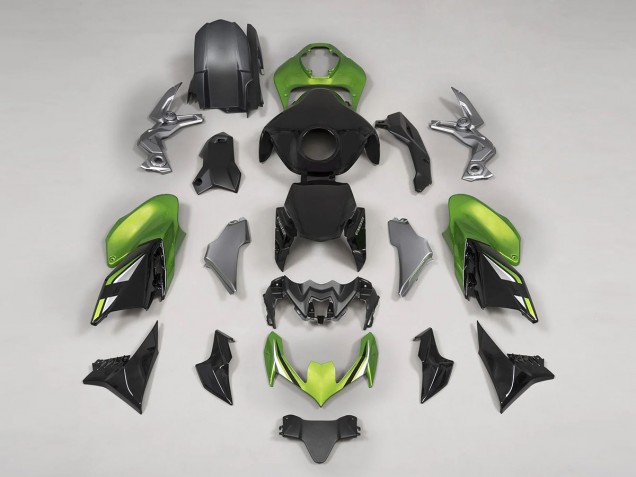 2020-2024 Kawasaki Z900 Motorcycle Fairings - Black Green Canada Websites