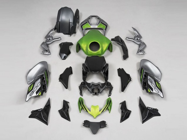 2020-2024 Kawasaki Z900 Motorcycle Fairings - Green Black Grey Canada Websites