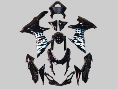 2011-2024 Suzuki GSXR 600/750 Motorcycle Fairings - Glossy Black White Canada Websites