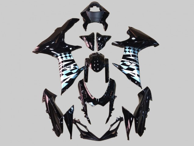 2011-2024 Suzuki GSXR 600/750 Motorcycle Fairings - Glossy Black White Canada Websites